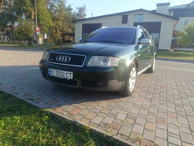 Зеленый Ауди А6, объемом двигателя 2.5 л и пробегом 307 тыс. км за 5000 $, фото 1 на Automoto.ua