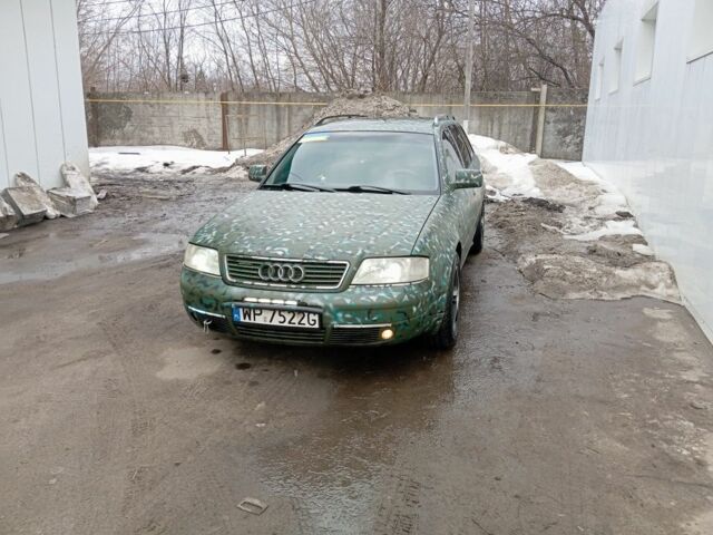 Зеленый Ауди А6, объемом двигателя 2.5 л и пробегом 340 тыс. км за 4300 $, фото 1 на Automoto.ua