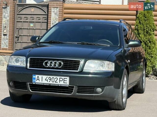 Зеленый Ауди А6, объемом двигателя 2.5 л и пробегом 290 тыс. км за 4200 $, фото 1 на Automoto.ua
