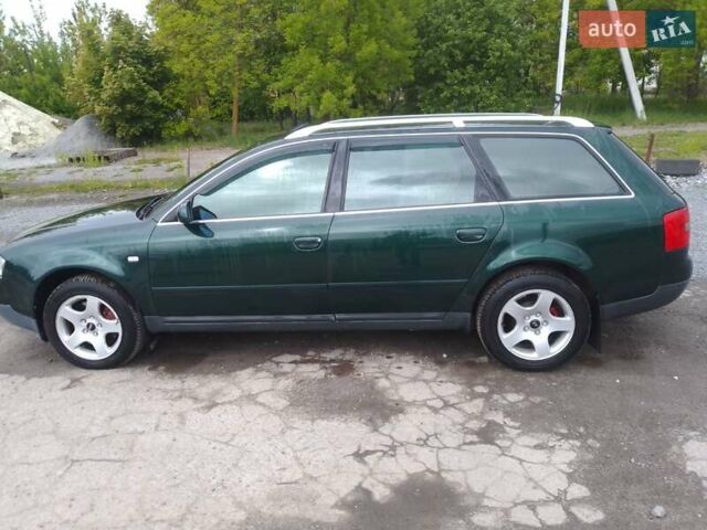 Зеленый Ауди А6, объемом двигателя 2.5 л и пробегом 313 тыс. км за 4900 $, фото 1 на Automoto.ua