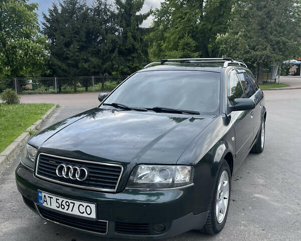 Зеленый Ауди А6, объемом двигателя 2.5 л и пробегом 338 тыс. км за 5650 $, фото 1 на Automoto.ua