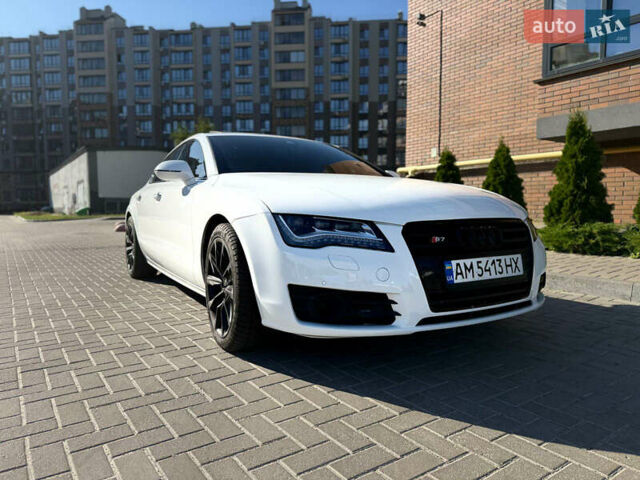 Ауди A7 Sportback 2014 в Житомире на Automoto.ua Белый Ауди A7 Sportback, объемом двигателя 2.97 л и пробегом 180 тыс. км за 20500 $, фото 1 на Automoto.ua