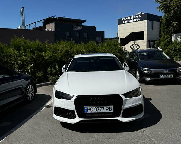 Ауди A7 Sportback 2016 в Львове на Automoto.ua Белый Ауди A7 Sportback, объемом двигателя 3 л и пробегом 107 тыс. км за 29000 $, фото 1 на Automoto.ua