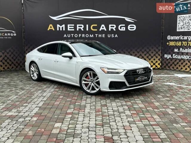 Білий Ауді A7 Sportback, об'ємом двигуна 3 л та пробігом 40 тис. км за 59999 $, фото 1 на Automoto.ua