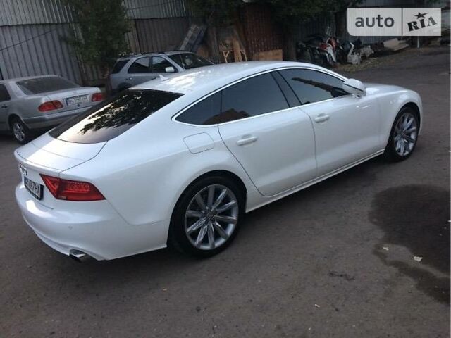 Белый Ауди A7 Sportback, объемом двигателя 3 л и пробегом 115 тыс. км за 21500 $, фото 1 на Automoto.ua