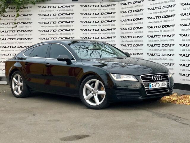 Чорний Ауді A7 Sportback, об'ємом двигуна 3 л та пробігом 170 тис. км за 24444 $, фото 1 на Automoto.ua