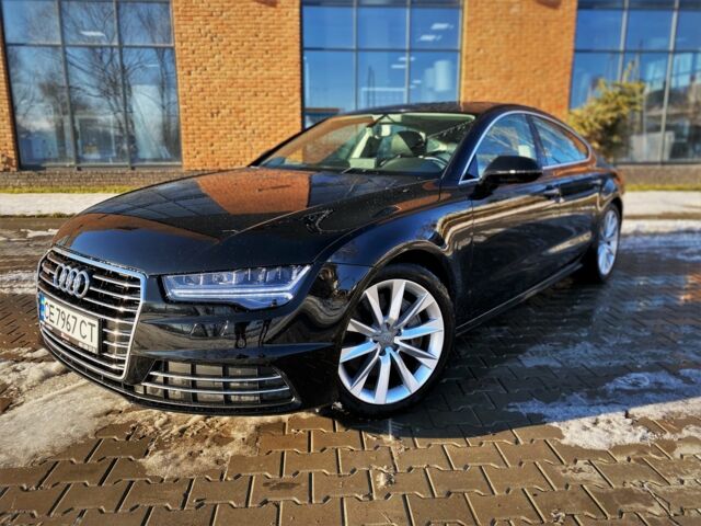 Чорний Ауді A7 Sportback, об'ємом двигуна 3 л та пробігом 57 тис. км за 33900 $, фото 1 на Automoto.ua