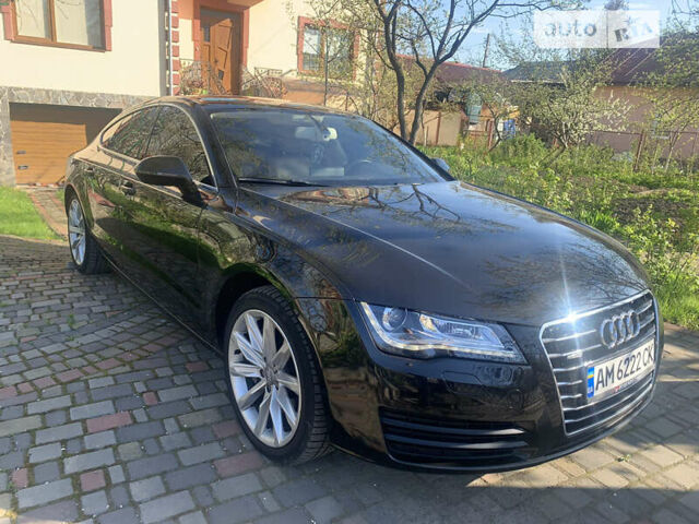 Черный Ауди A7 Sportback, объемом двигателя 3 л и пробегом 168 тыс. км за 18222 $, фото 1 на Automoto.ua