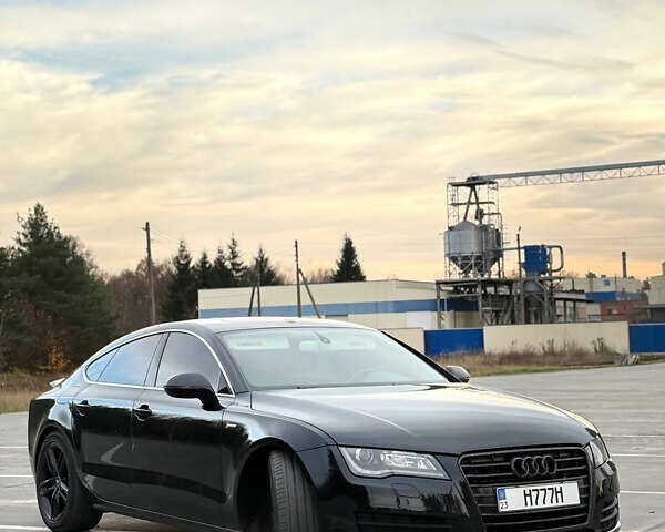 Чорний Ауді A7 Sportback, об'ємом двигуна 3 л та пробігом 215 тис. км за 12500 $, фото 1 на Automoto.ua
