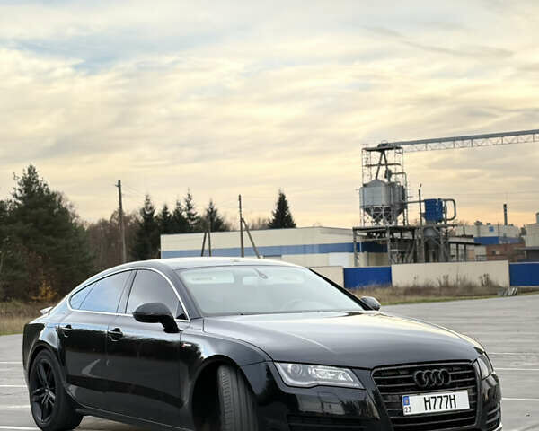 Чорний Ауді A7 Sportback, об'ємом двигуна 3 л та пробігом 214 тис. км за 12800 $, фото 1 на Automoto.ua