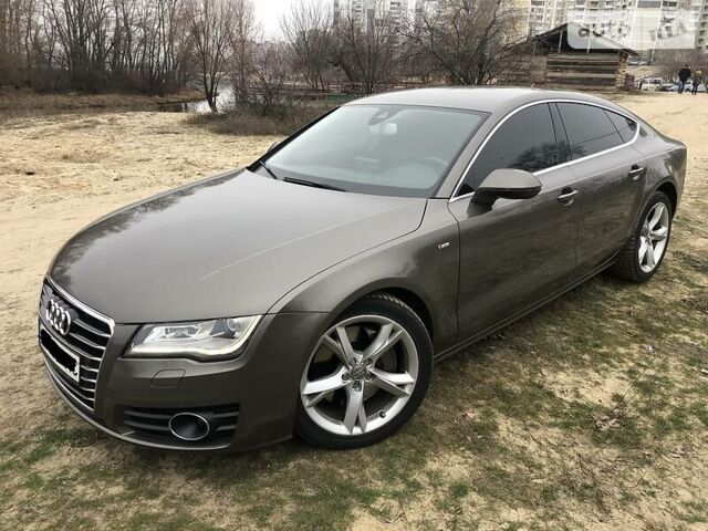 Коричневый Ауди A7 Sportback, объемом двигателя 3 л и пробегом 102 тыс. км за 22999 $, фото 1 на Automoto.ua