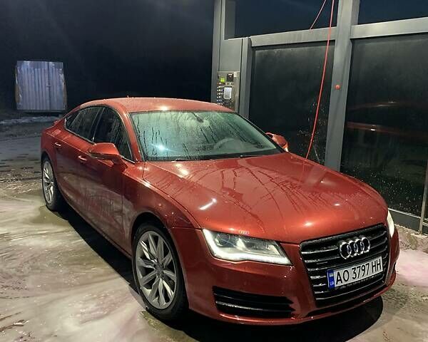 Красный Ауди A7 Sportback, объемом двигателя 2.8 л и пробегом 195 тыс. км за 15500 $, фото 1 на Automoto.ua