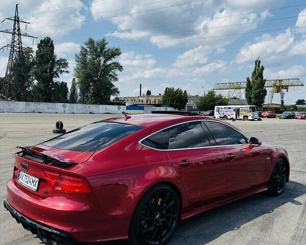 Красный Ауди A7 Sportback, объемом двигателя 3 л и пробегом 210 тыс. км за 21000 $, фото 1 на Automoto.ua