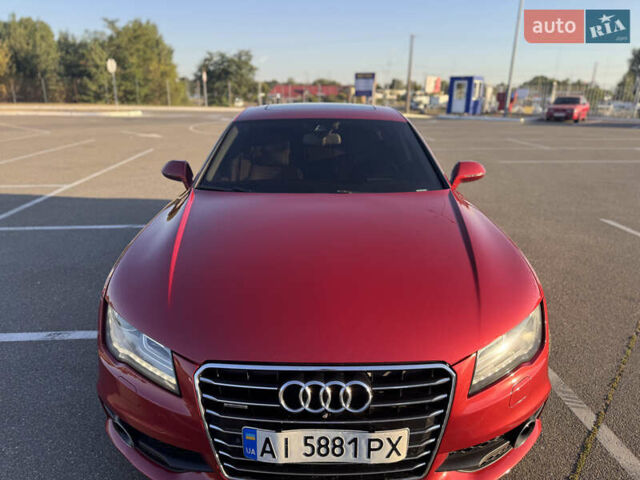 Красный Ауди A7 Sportback, объемом двигателя 3 л и пробегом 169 тыс. км за 19999 $, фото 1 на Automoto.ua