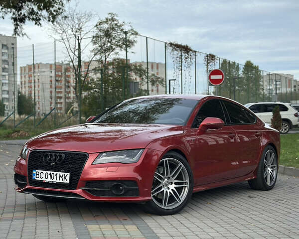 Красный Ауди A7 Sportback, объемом двигателя 2.97 л и пробегом 72 тыс. км за 33000 $, фото 1 на Automoto.ua