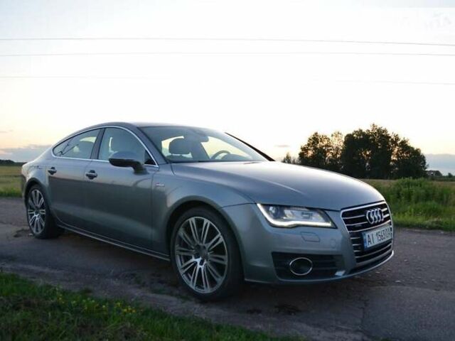 Серый Ауди A7 Sportback, объемом двигателя 3 л и пробегом 163 тыс. км за 19900 $, фото 1 на Automoto.ua