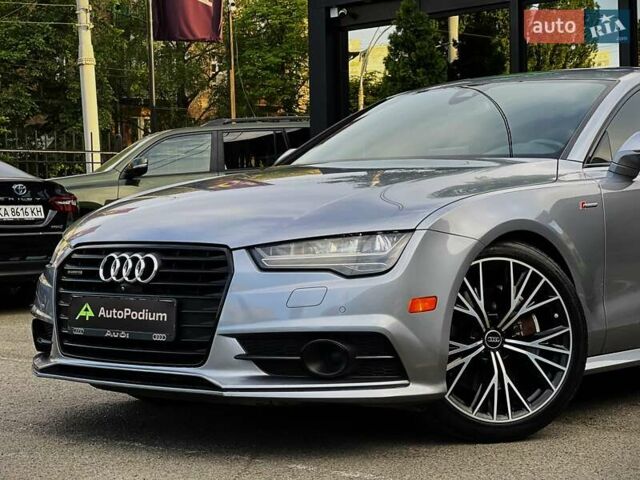 Серый Ауди A7 Sportback, объемом двигателя 3 л и пробегом 69 тыс. км за 31999 $, фото 1 на Automoto.ua