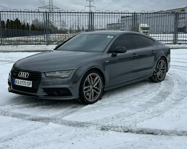 Серый Ауди A7 Sportback, объемом двигателя 3 л и пробегом 103 тыс. км за 31600 $, фото 1 на Automoto.ua