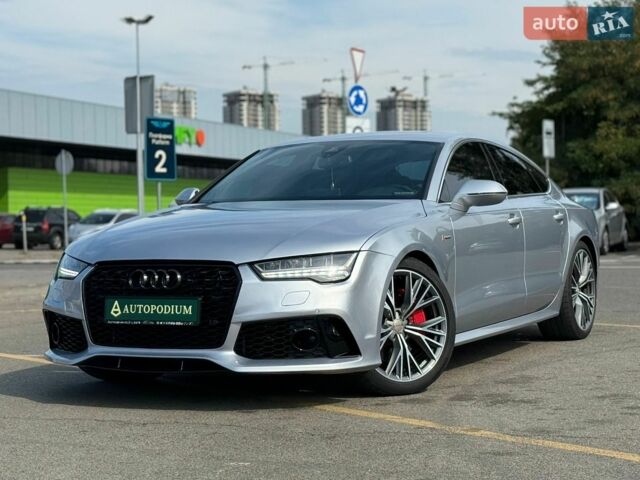 Серый Ауди A7 Sportback, объемом двигателя 3 л и пробегом 153 тыс. км за 21499 $, фото 1 на Automoto.ua