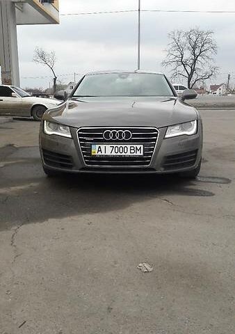 Серый Ауди A7 Sportback, объемом двигателя 3 л и пробегом 177 тыс. км за 32500 $, фото 1 на Automoto.ua