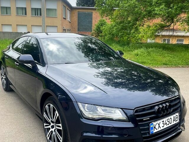 Синий Ауди A7 Sportback, объемом двигателя 2.8 л и пробегом 210 тыс. км за 17700 $, фото 1 на Automoto.ua