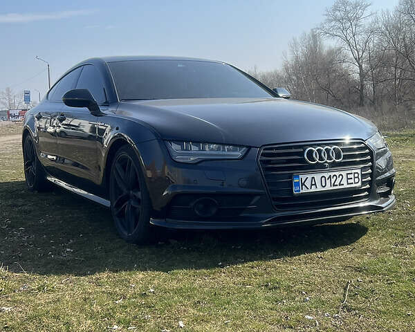 Синий Ауди A7 Sportback, объемом двигателя 3 л и пробегом 125 тыс. км за 28500 $, фото 1 на Automoto.ua