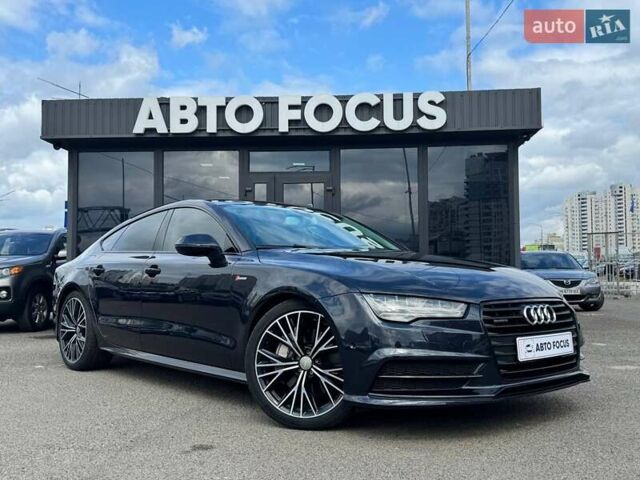 Синий Ауди A7 Sportback, объемом двигателя 3 л и пробегом 105 тыс. км за 24490 $, фото 1 на Automoto.ua