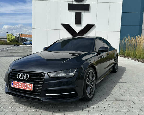 Синий Ауди A7 Sportback, объемом двигателя 3 л и пробегом 101 тыс. км за 22500 $, фото 1 на Automoto.ua