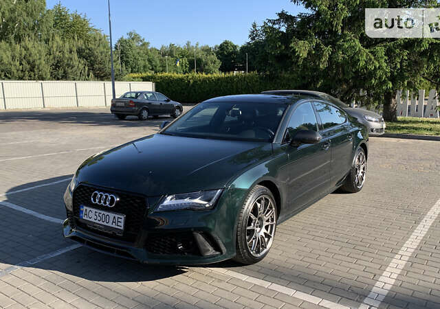 Зеленый Ауди A7 Sportback, объемом двигателя 3 л и пробегом 52 тыс. км за 25000 $, фото 1 на Automoto.ua