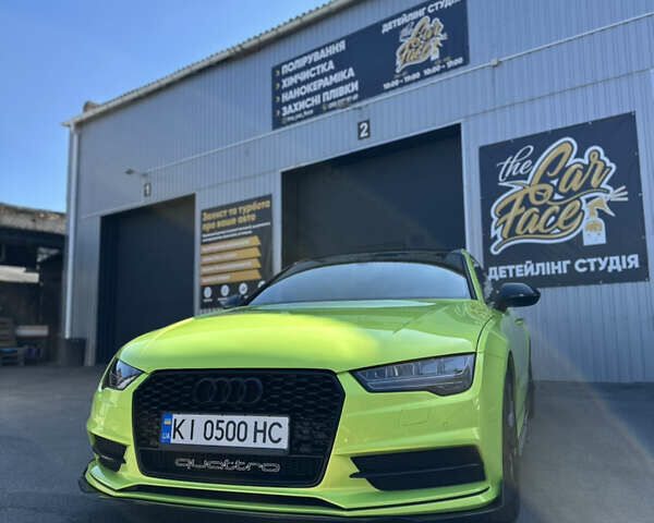 Зелений Ауді A7 Sportback, об'ємом двигуна 3 л та пробігом 128 тис. км за 23999 $, фото 1 на Automoto.ua