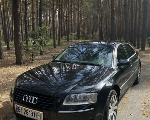 Черный Ауди А8, объемом двигателя 4.16 л и пробегом 433 тыс. км за 6200 $, фото 1 на Automoto.ua
