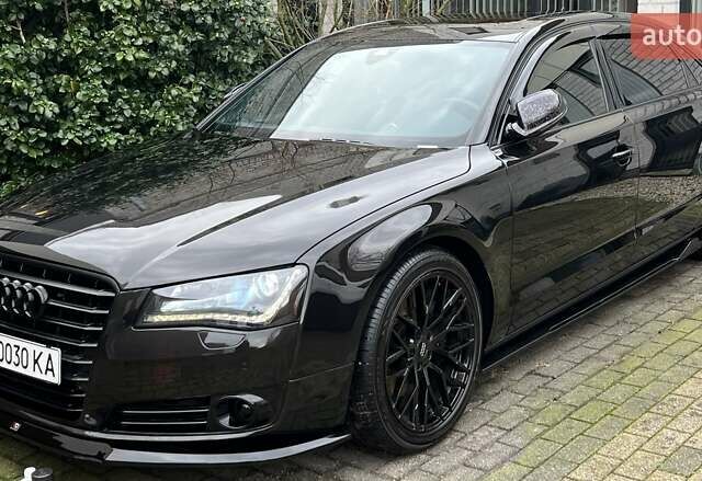 Черный Ауди А8, объемом двигателя 3 л и пробегом 192 тыс. км за 22000 $, фото 1 на Automoto.ua