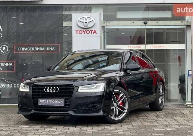 Чорний Ауді A8, об'ємом двигуна 3 л та пробігом 218 тис. км за 19485 $, фото 1 на Automoto.ua