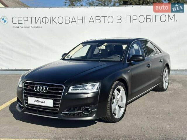 Черный Ауди А8, объемом двигателя 4.13 л и пробегом 263 тыс. км за 33500 $, фото 1 на Automoto.ua