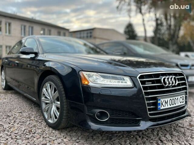 Чорний Ауді A8, об'ємом двигуна 3 л та пробігом 73 тис. км за 44777 $, фото 1 на Automoto.ua