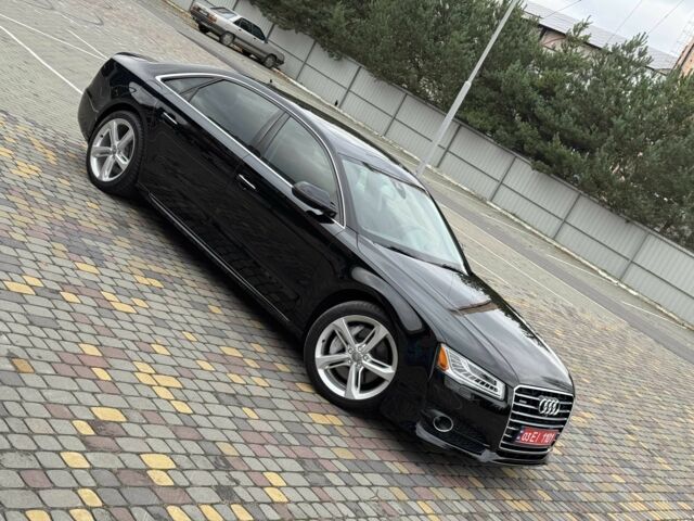 Черный Ауди А8, объемом двигателя 3 л и пробегом 76 тыс. км за 28999 $, фото 1 на Automoto.ua