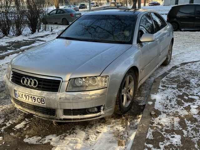 Серый Ауди А8, объемом двигателя 4.2 л и пробегом 100 тыс. км за 6000 $, фото 1 на Automoto.ua