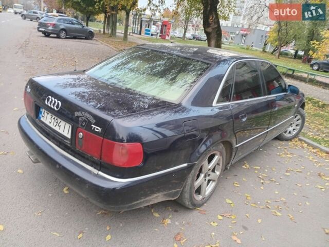 Синій Ауді A8, об'ємом двигуна 2.5 л та пробігом 370 тис. км за 4000 $, фото 1 на Automoto.ua