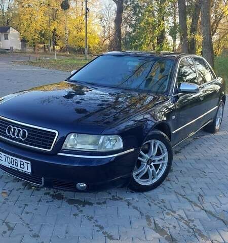 Синий Ауди А8, объемом двигателя 2.5 л и пробегом 550 тыс. км за 4800 $, фото 1 на Automoto.ua