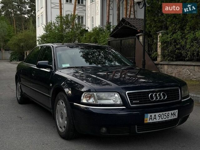 Синий Ауди А8, объемом двигателя 4.2 л и пробегом 129 тыс. км за 9500 $, фото 1 на Automoto.ua