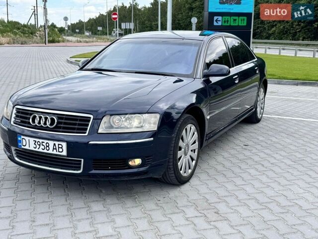 Синий Ауди А8, объемом двигателя 4.2 л и пробегом 221 тыс. км за 5700 $, фото 1 на Automoto.ua