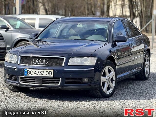 Синий Ауди А8, объемом двигателя 3.9 л и пробегом 450 тыс. км за 7000 $, фото 1 на Automoto.ua