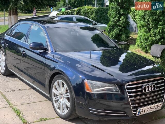 Синий Ауди А8, объемом двигателя 3 л и пробегом 227 тыс. км за 18500 $, фото 1 на Automoto.ua