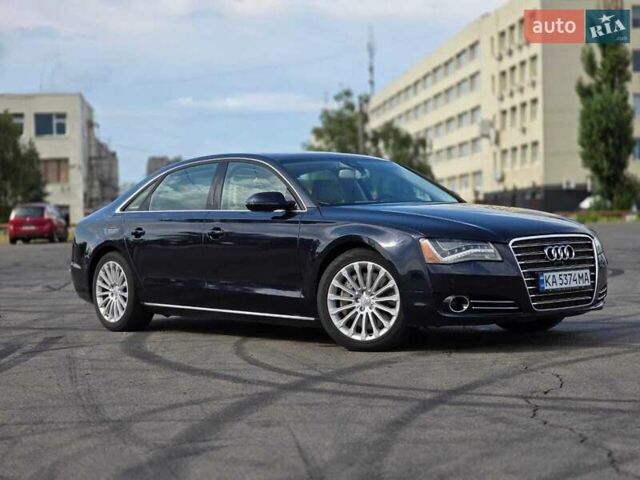 Ауди А8 2013 в Киеве на Automoto.ua Синий Ауди А8, объемом двигателя 3.99 л и пробегом 136 тыс. км за 24000 $, фото 1 на Automoto.ua