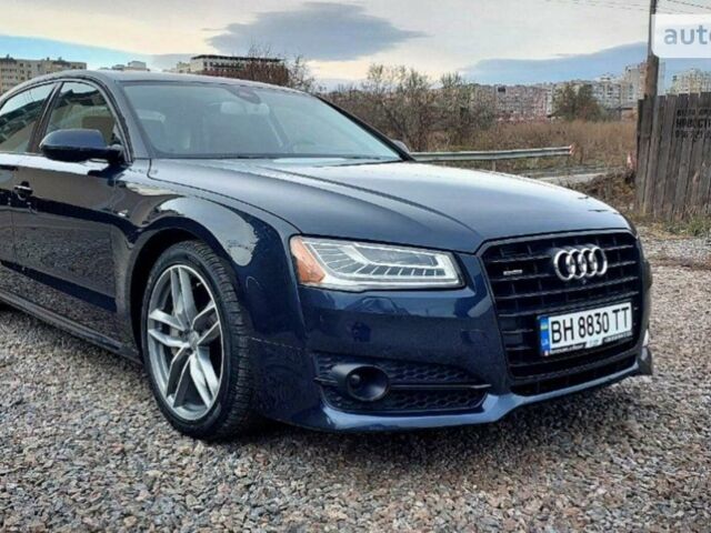 Синий Ауди А8, объемом двигателя 3 л и пробегом 136 тыс. км за 27000 $, фото 1 на Automoto.ua