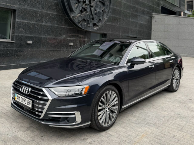 Синий Ауди А8, объемом двигателя 3 л и пробегом 103 тыс. км за 37000 $, фото 1 на Automoto.ua