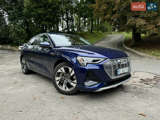 Синий Ауди E-Tron, объемом двигателя 0 л и пробегом 55 тыс. км за 38500 $, фото 1 на Automoto.ua