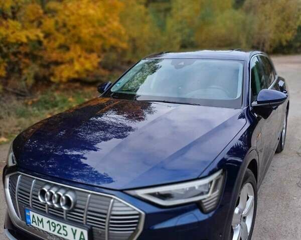 Синій Ауді E-Tron, об'ємом двигуна 0 л та пробігом 119 тис. км за 34466 $, фото 1 на Automoto.ua
