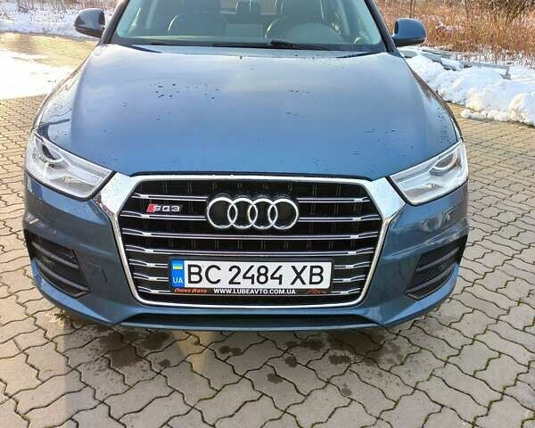 Синій Ауді Ку3, об'ємом двигуна 1.98 л та пробігом 182 тис. км за 14999 $, фото 1 на Automoto.ua