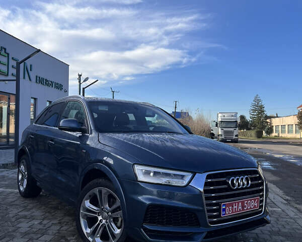 Синий Ауди Ку3, объемом двигателя 2 л и пробегом 93 тыс. км за 18700 $, фото 1 на Automoto.ua